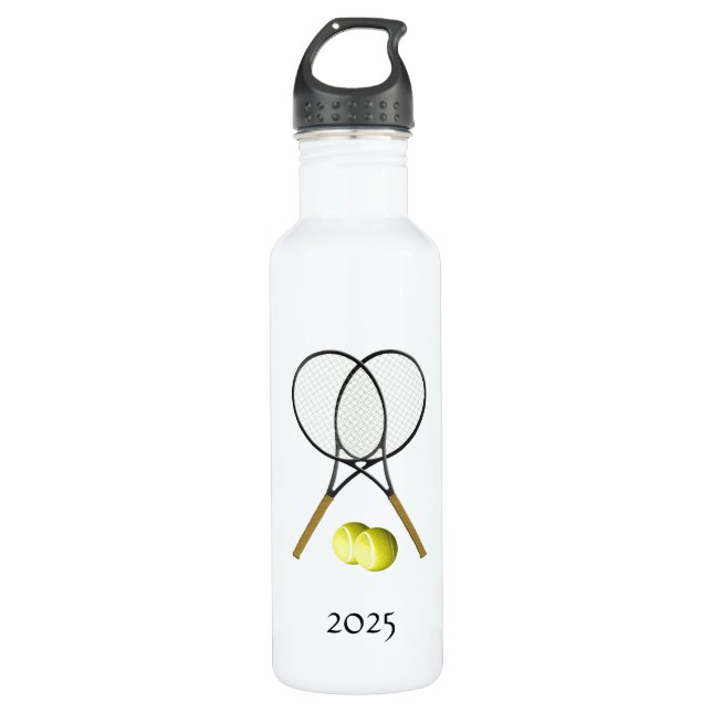 Bouteille D'eau Double Tennis Sport Thème (Devant)