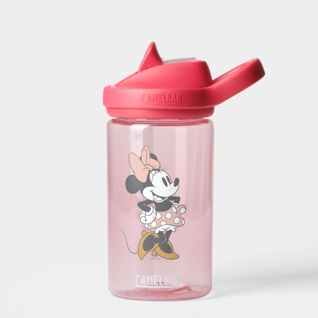Bouteille D'eau Douce Minnie Mouse Vintage Charme à pois (Gauche)