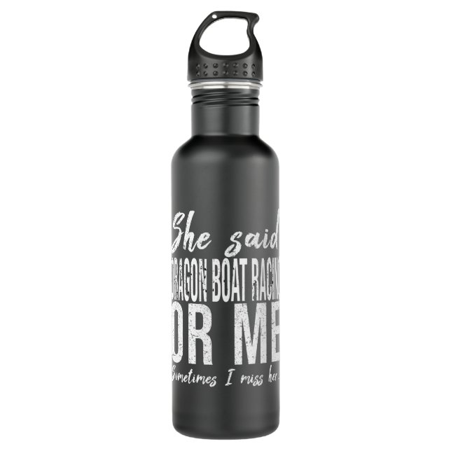 Bouteille D'eau Dragon Boat Racing drôle idée cadeau (Devant)