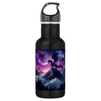 Bouteille D'eau Dragon Éthéré Sombre Médiéval