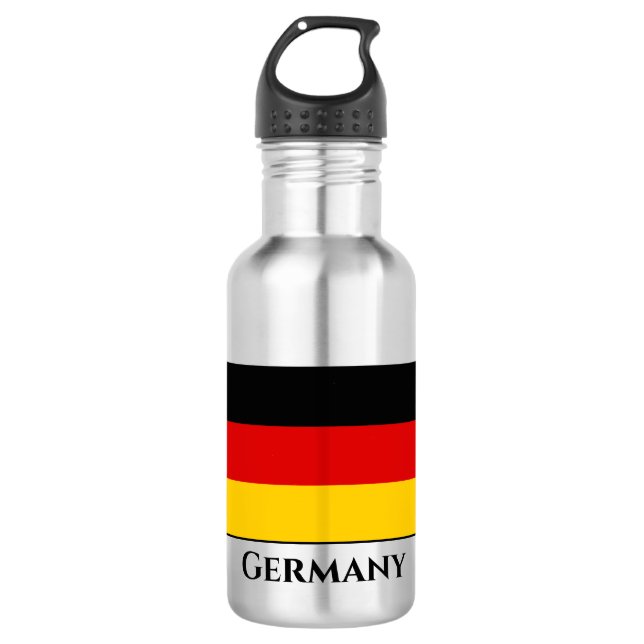Bouteille D'eau Drapeau allemand (Devant)
