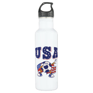 Bouteille D'eau Drapeau américain du maillot de football américain