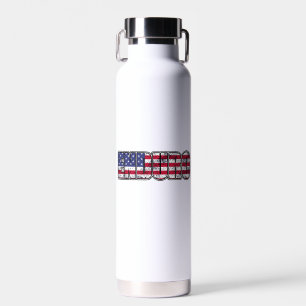 Bouteille D'eau Drapeau américain du VTT Enduro