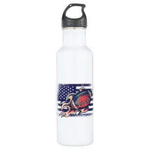 Bouteille D'eau Drapeau américain Fan Jersey Shirt USA