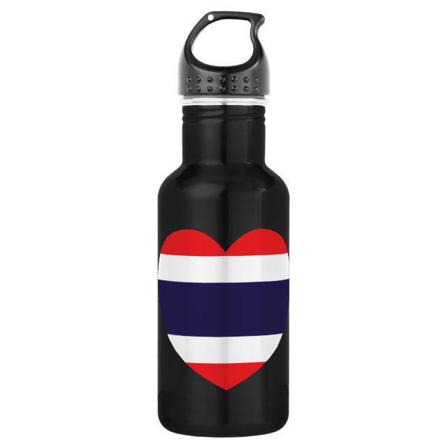 Bouteille D'eau Drapeau cardiaque en Thaïlande (Devant)