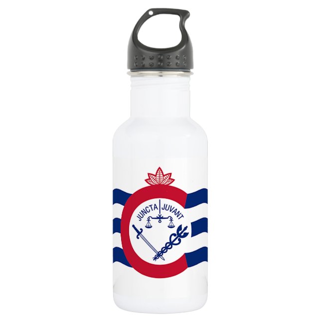 Bouteille D'eau Drapeau Cincinnati Liberty Bottle (Devant)