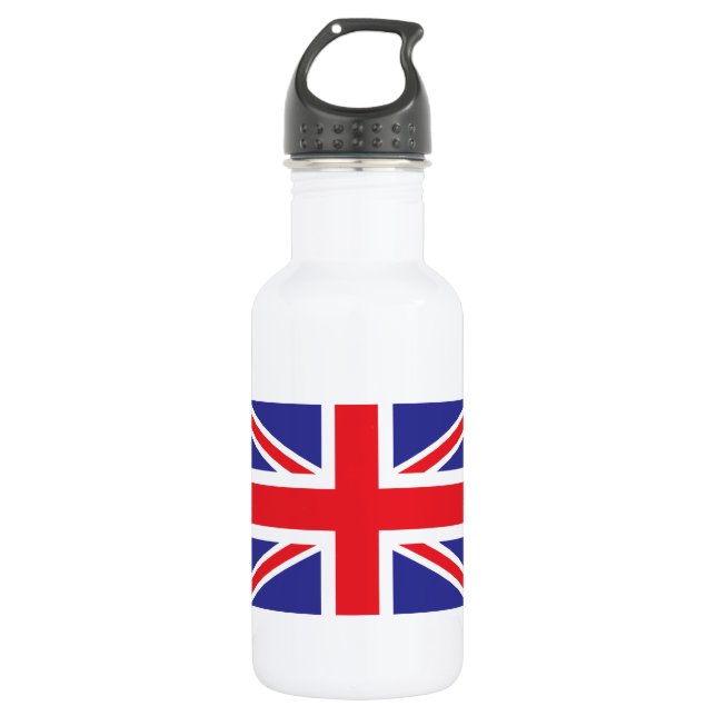 Bouteille D'eau Drapeau classique Union Jack British (UK) (Devant)