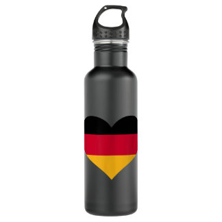 Bouteille D'eau Drapeau coeur de l'Allemagne