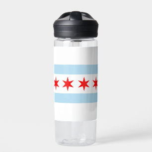 Bouteille D'eau Drapeau de Chicago, Illinois