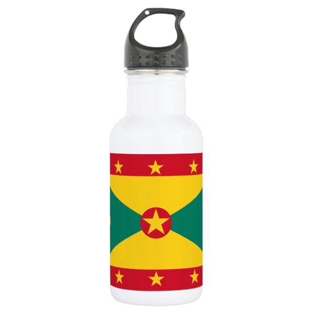 Bouteille D'eau Drapeau de la Grenade (Devant)