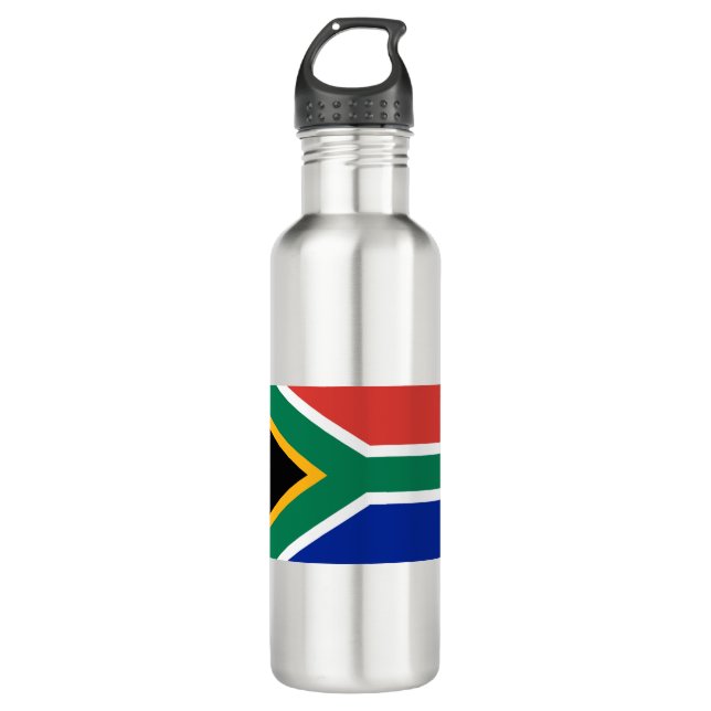 Bouteille D'eau Drapeau de l'Afrique du Sud (Devant)