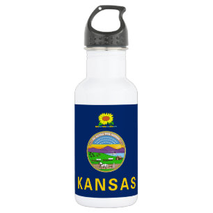 Bouteille D'eau Drapeau de l'État du Kansas