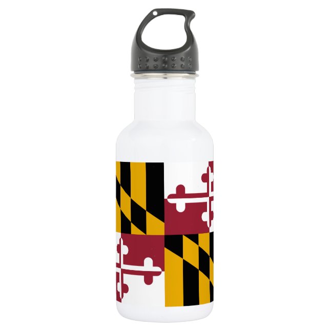 Bouteille D'eau Drapeau de l'État du Maryland (Devant)