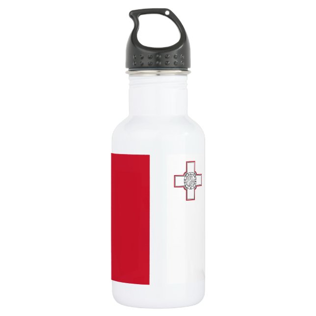 Bouteille D'eau Drapeau de Malte (Dos)