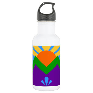Bouteille D'eau Drapeau de Manitou Springs sur Liberty Bottle