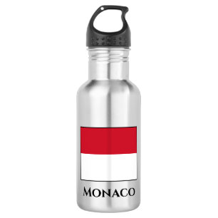 Bouteille D'eau Drapeau de Monaco
