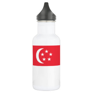 Bouteille D'eau Drapeau de Singapour