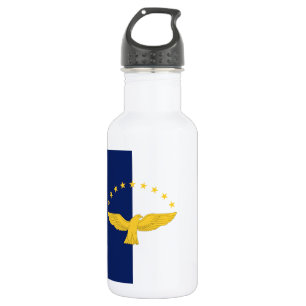 Bouteille D'eau Drapeau des Açores (Portugal)