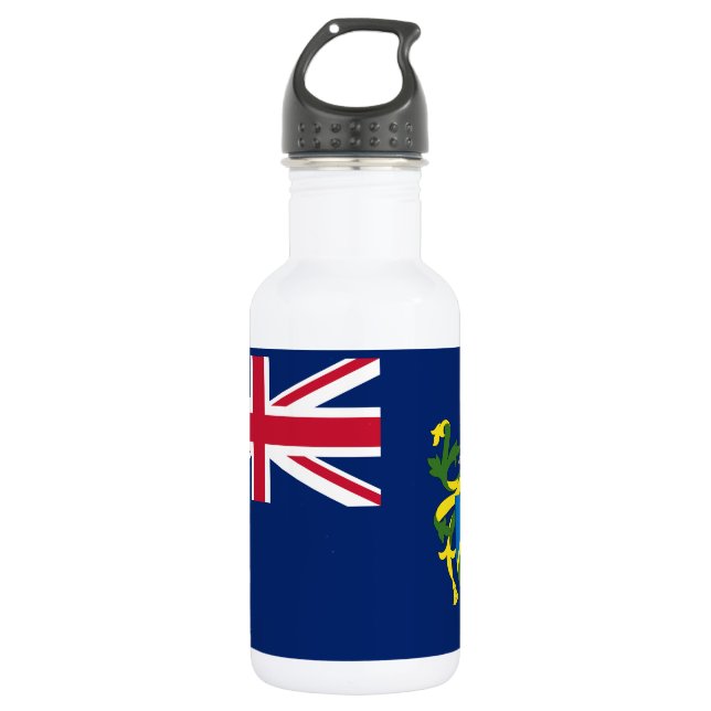 Bouteille D'eau Drapeau des îles Pitcairn (Devant)