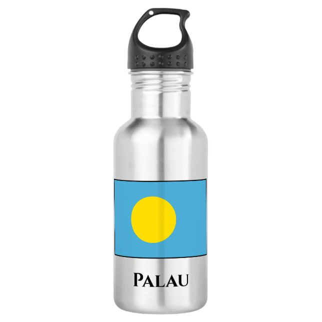 Bouteille D'eau Drapeau des Palaos (Devant)