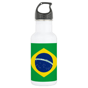 Bouteille D'eau Drapeau du Brésil patriotique