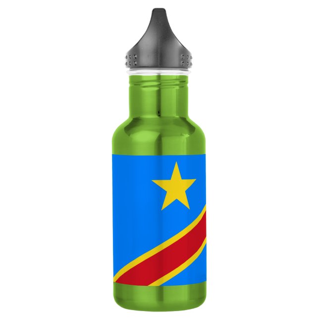 Bouteille D'eau Drapeau du Congo Kinshasa (Gauche)