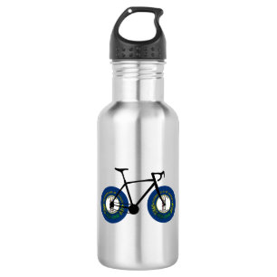Bouteille D'eau Drapeau du Kentucky à vélo