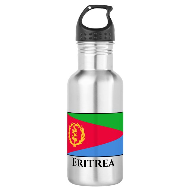 Bouteille D'eau Drapeau Érythrée (Devant)