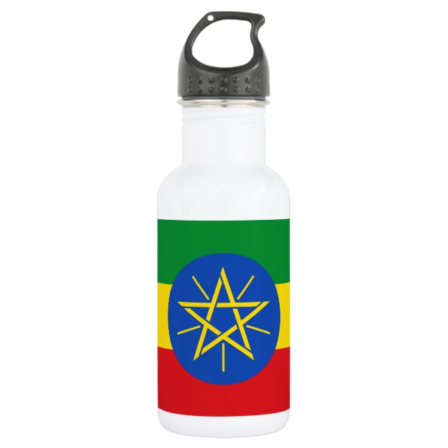 Bouteille D'eau Drapeau éthiopien Liberty Bottle (Devant)