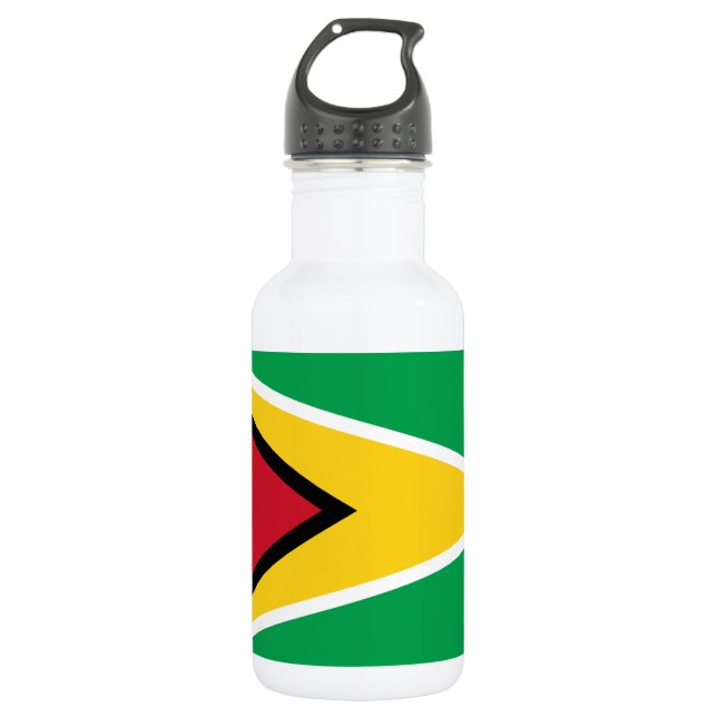 Bouteille D'eau Drapeau Guyana (Devant)