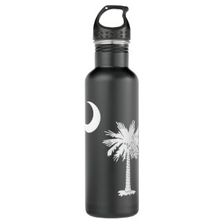 Bouteille D'eau Drapeau officiel de l'État de Palmetto de Caroline