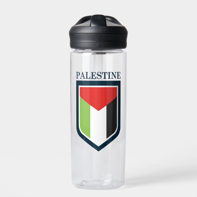 Bouteille D'eau Drapeau palestinien (Extérieur)