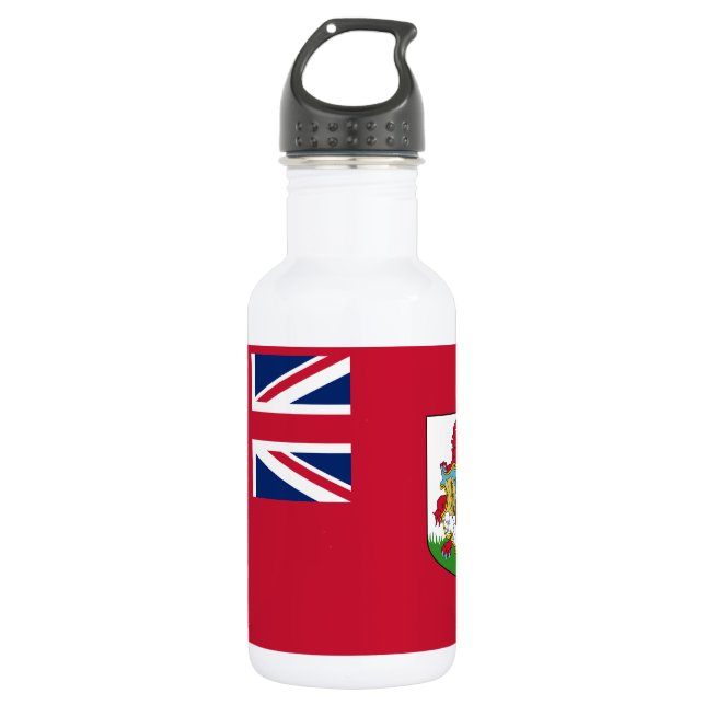 Bouteille D'eau Drapeau patriotique des Bermudes (Devant)