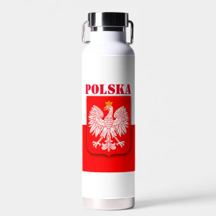 Bouteille D'eau Drapeau Polska Patriotic Football Soccer