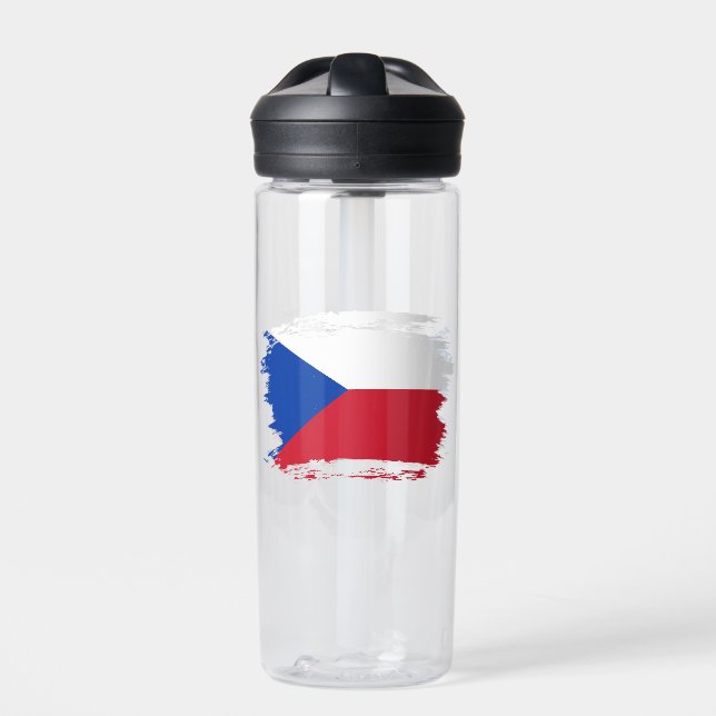 Bouteille D'eau Drapeau République tchèque (Extérieur)
