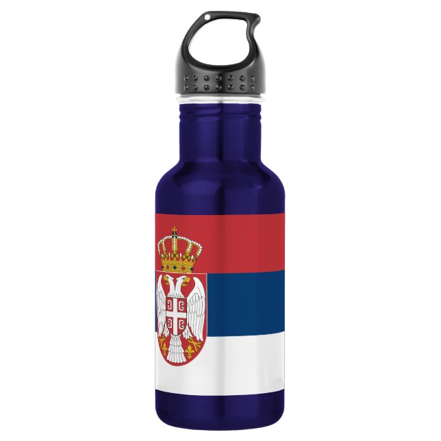 Bouteille D'eau Drapeau serbe Liberty Bottle (Devant)