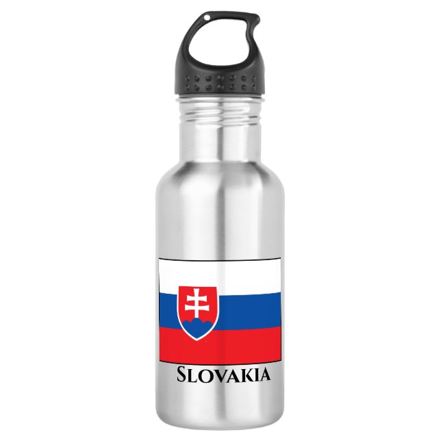 Bouteille D'eau Drapeau Slovaquie (Devant)