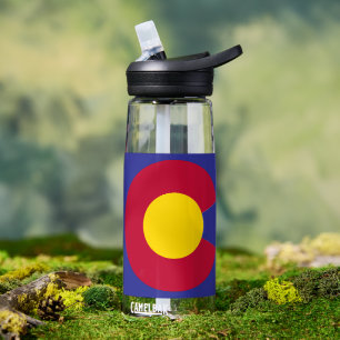 Bouteille D'eau Drapeau stylisé de l'État du Colorado