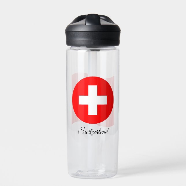 Bouteille D'eau Drapeau suisse, Suisse patriotique (Extérieur)