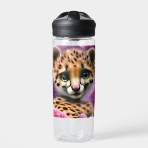 Bouteille D'eau Dreamy Eyed Baby Cheetah