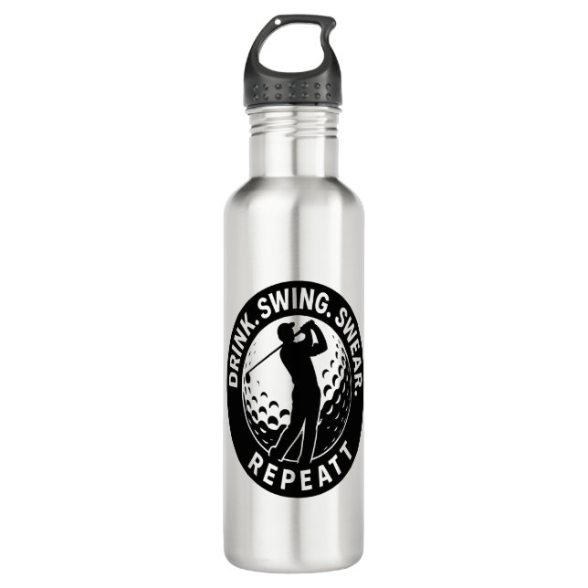 Bouteille D'eau Drink Swing Sweat Repeat Golf (Devant)