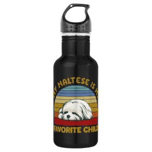 Bouteille D'eau Drôle chien maltais