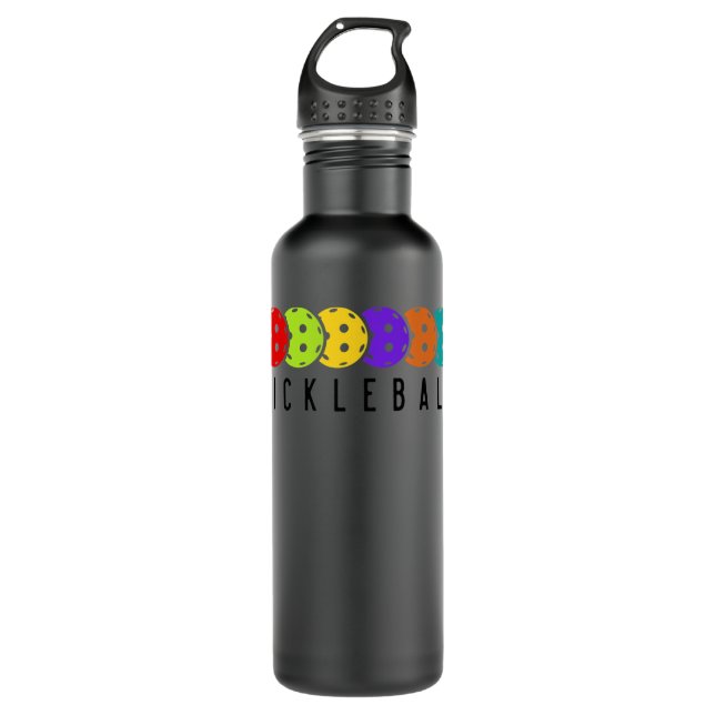 Bouteille D'eau Drôle Pickleball Graphique pour les femmes et les  (Devant)