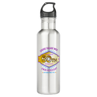 Bouteille d'eau du 50e anniversaire