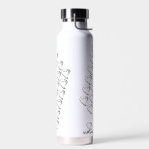 Bouteille d'eau du coeur des neiges