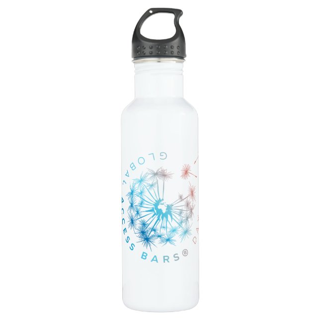 Bouteille d'eau du jour des Barres d'accès mondial (Devant)
