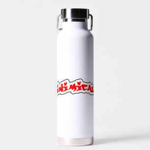 Bouteille d'eau du logo de Graffiti