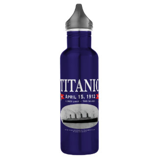 Bouteille d'eau du navire fantôme Titanic