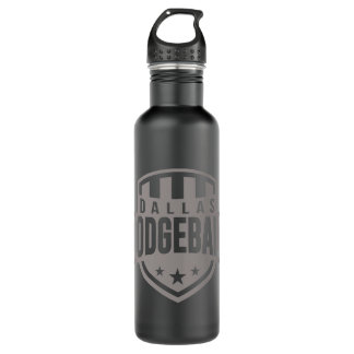 Bouteille d'eau d'un logo Dodgeball Dallas