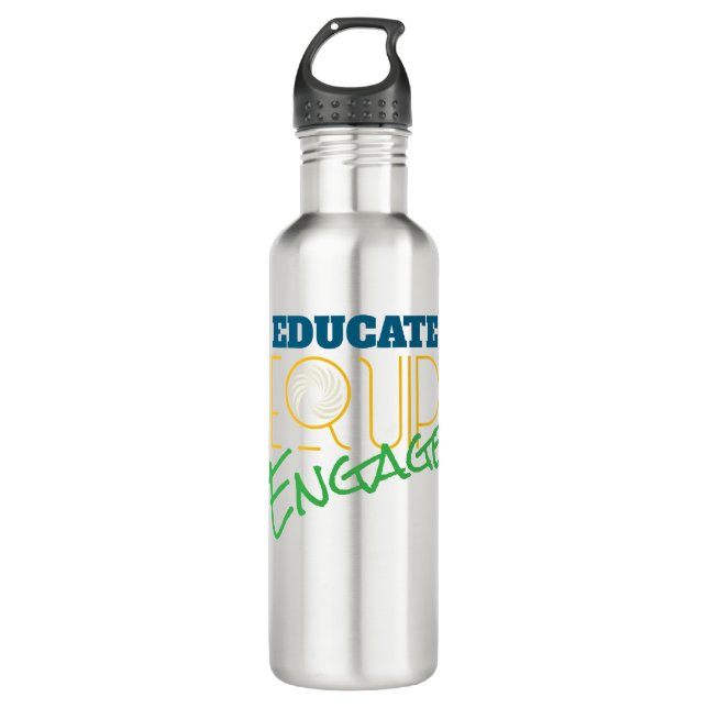 Bouteille D'eau E3 - Educate Equip Engage (Devant)